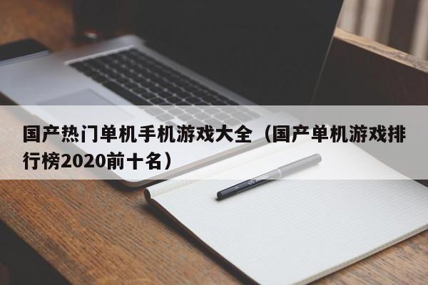 国产热门单机手机游戏大全（国产单机游戏排行榜2020前十名）